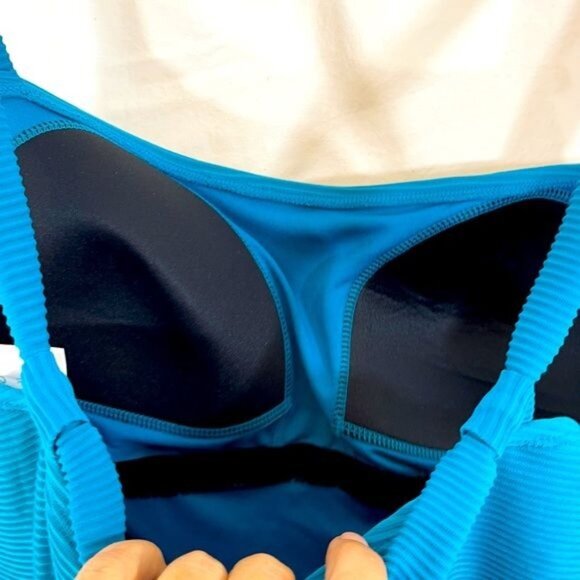 KONA SOL 1-Piece Blue Swimsuit High Coverage NWT - Picture 6 of 9